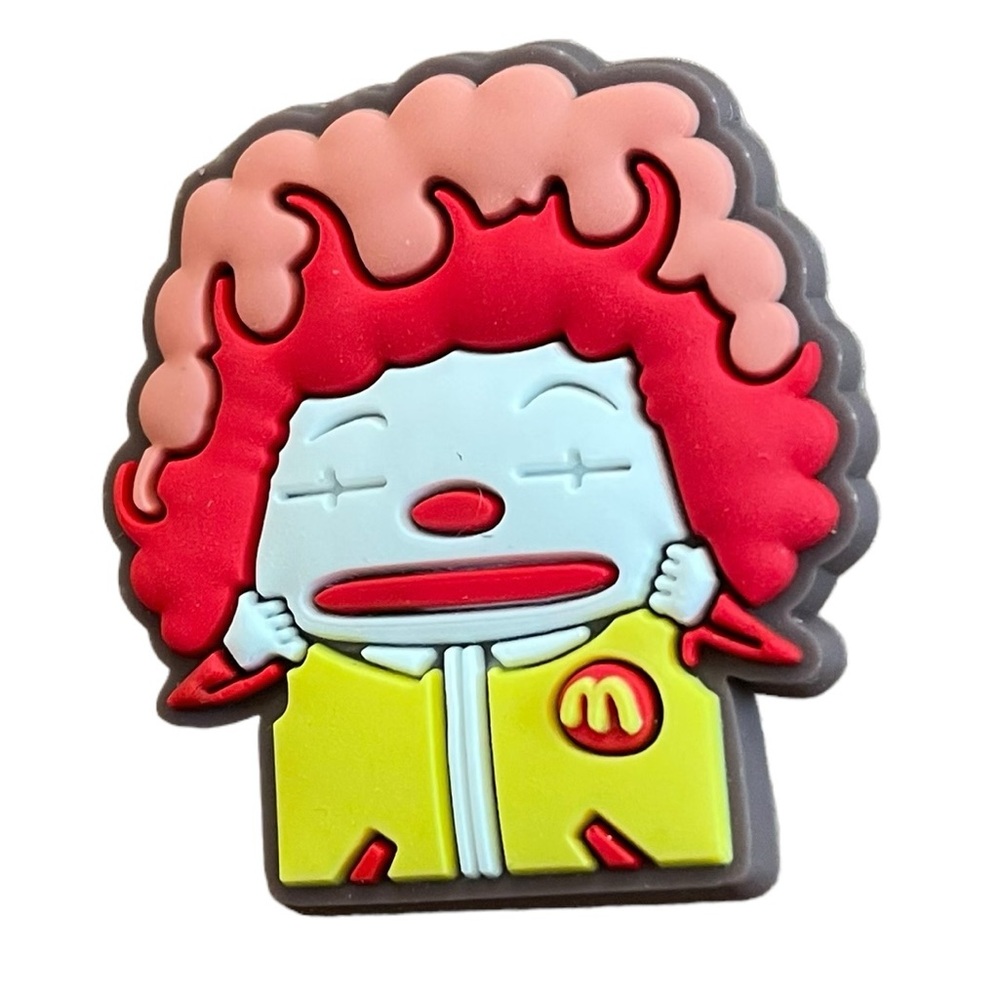 Ronald McDonald Croc Charm